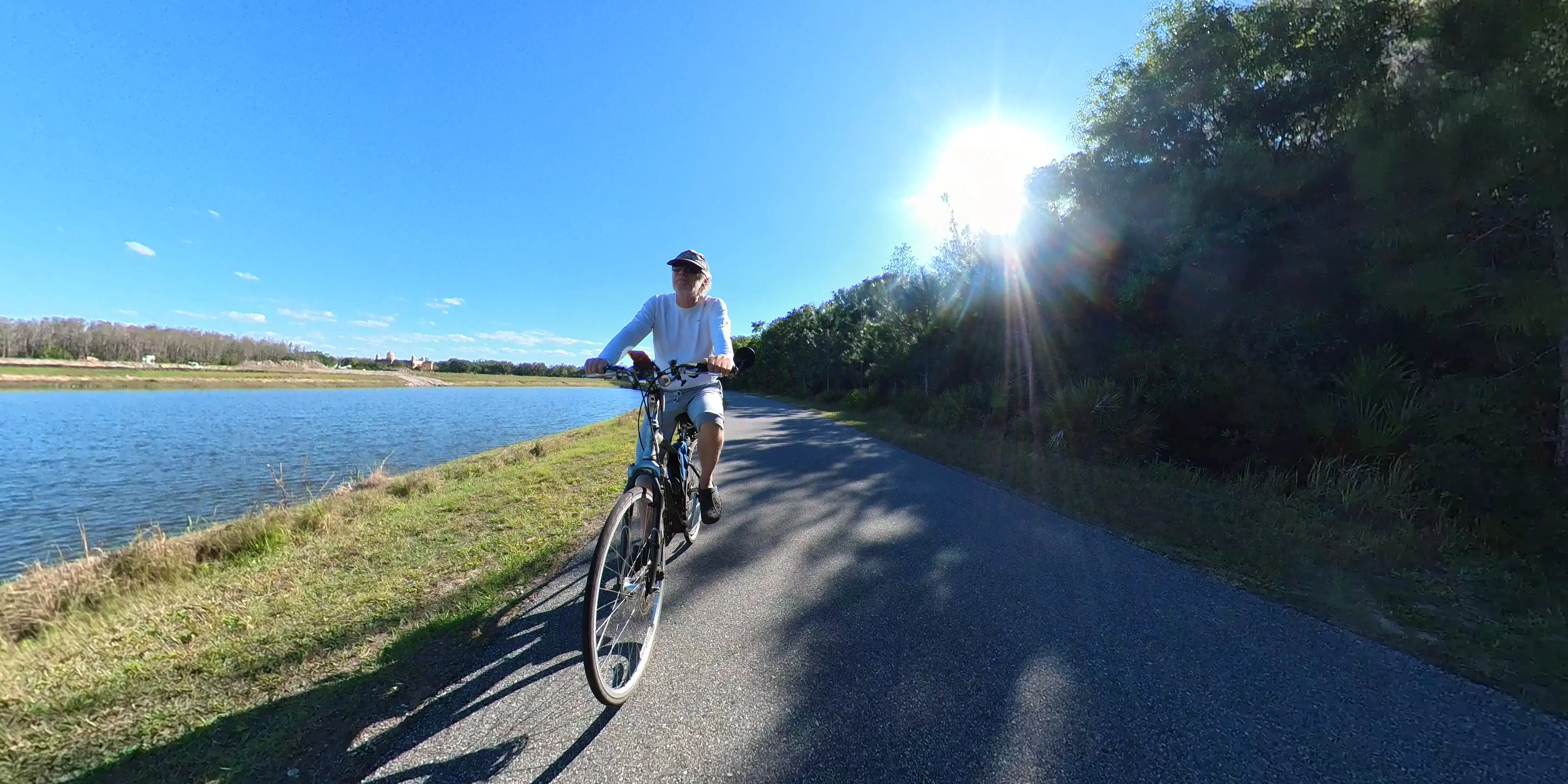 Biking on the Shingle Creek Trail