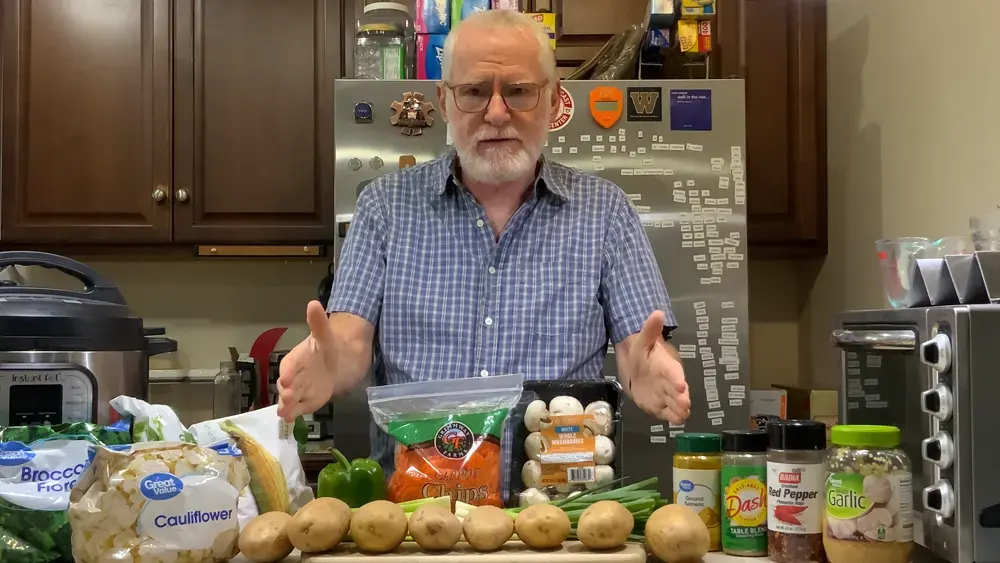 Healthy selection of vegetables